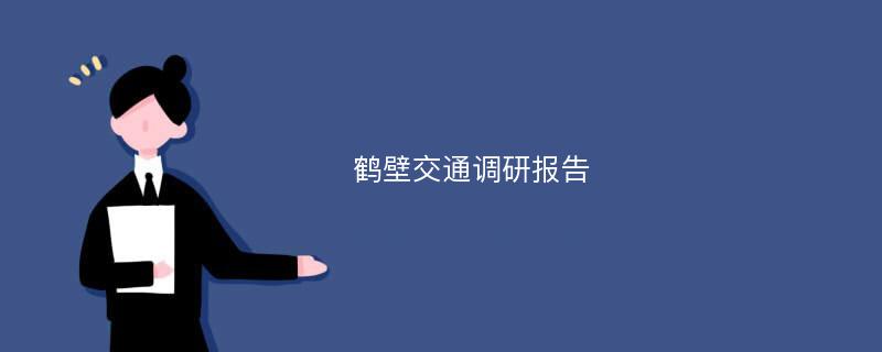 鹤壁交通调研报告